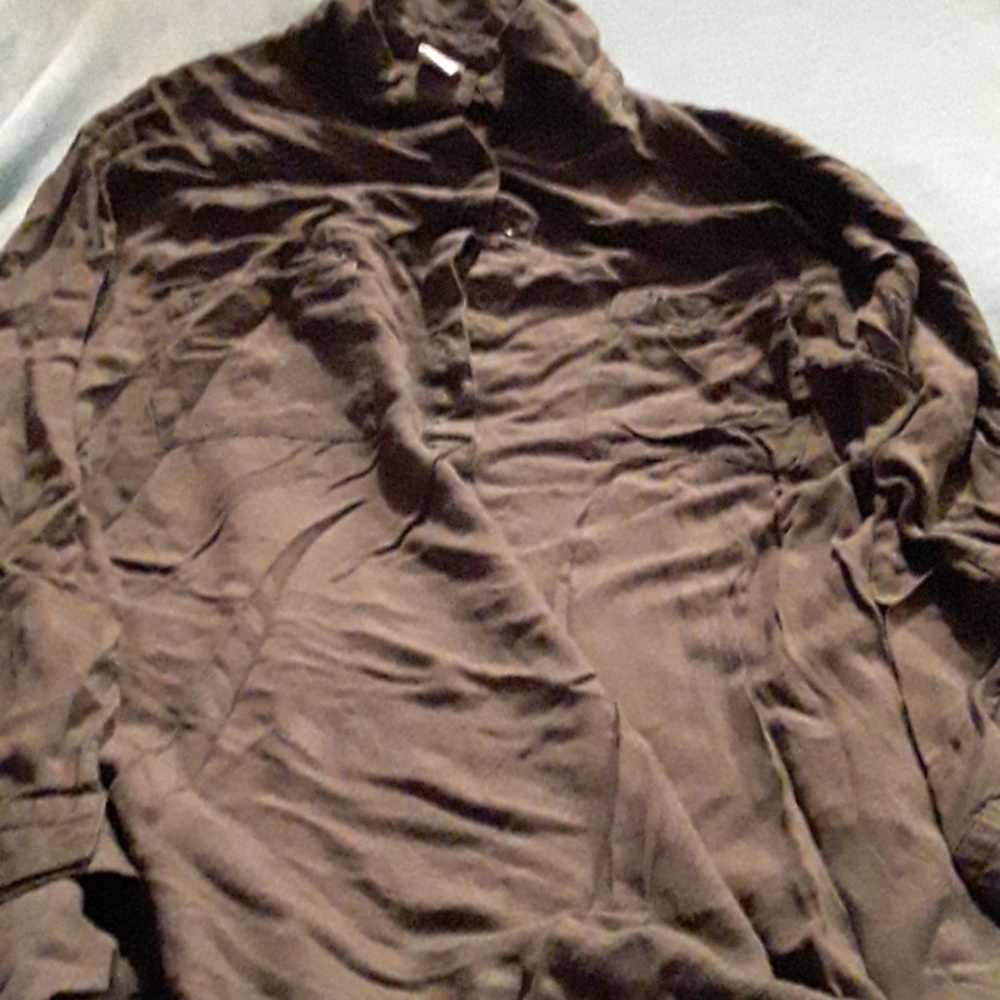 Terra & sky olive green dress